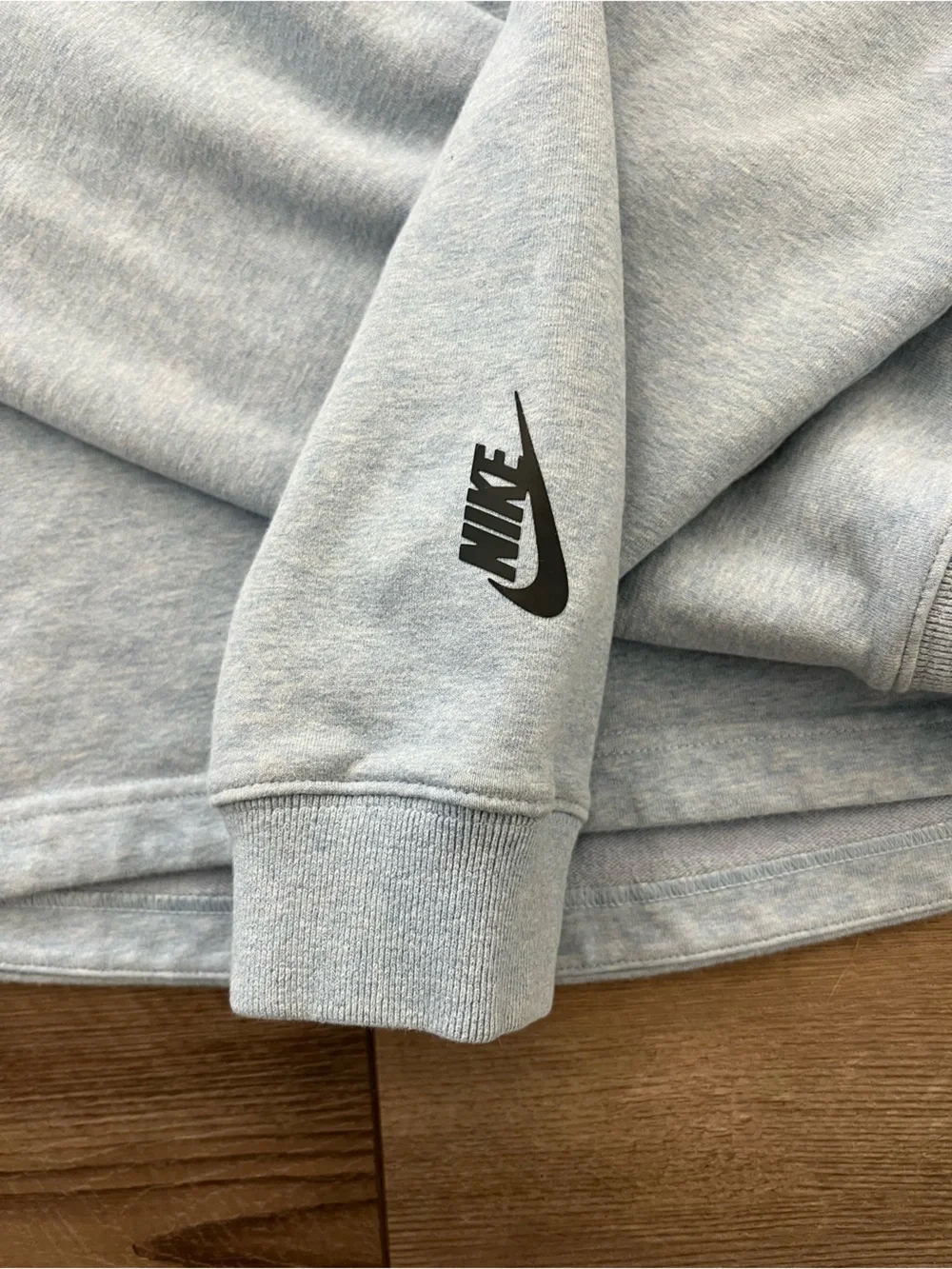Nike Lab Women's Essentials Fleece Crew Sweatshirt (Blue) Medium